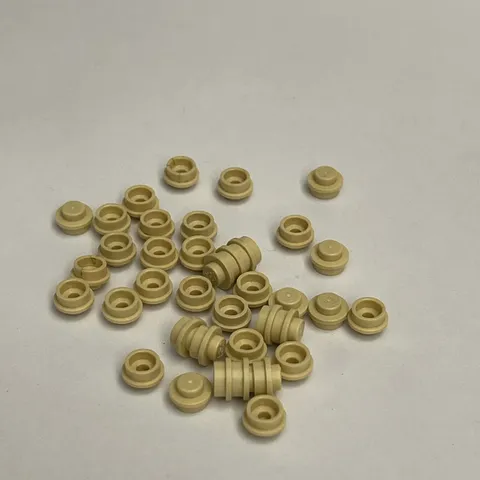 Lego 4073 6141 30057 28626 Beige Replacement Parts Pieces Lot of 38