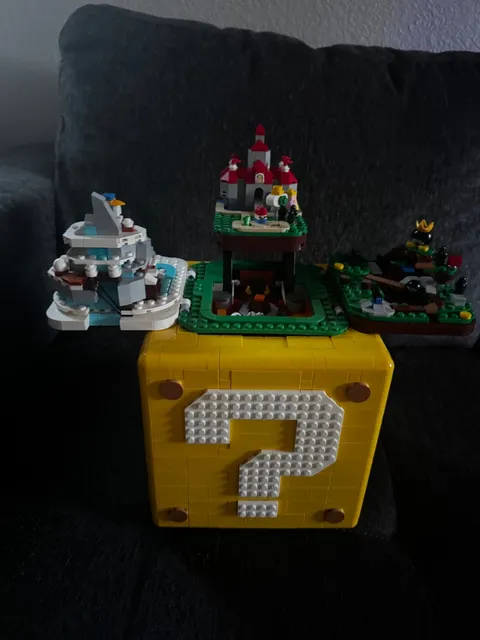 LEGO Super Mario 64 Question Mark Block 71395. 100% W/ Instruction. No Box.