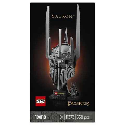 LEGO Icons 11373 the Lord of the Rings: Sauron's Helmet Age 18+ 538pcs