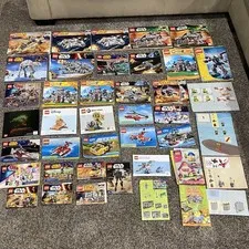 LEGO Instruction Manual Lot Star Wars Castle City Creator Mixed Book Bulk Lot