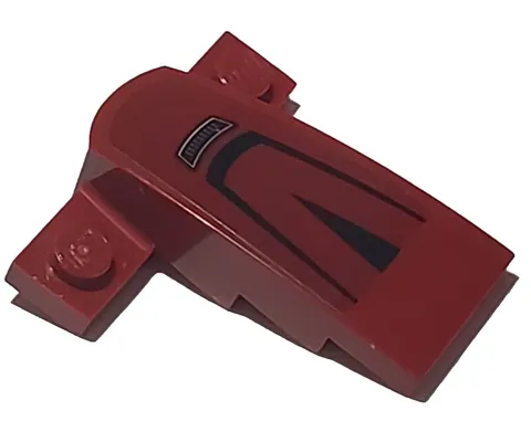 Lego 93589 Wedge 4x2x1⅓ with 1x4 Base with Grille Dark Red 60138 High speed Chas