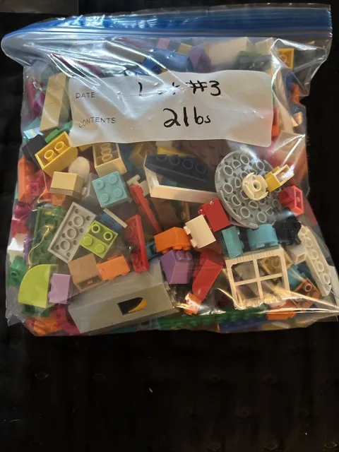 Assortment Lego Blocks 2 Pounds