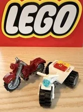 Lego Lot Of (2) *Vintage* Motorcycles 