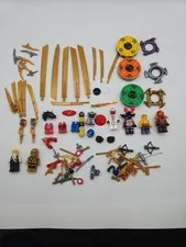 Lego Ninjago Accessories Figures And Spinners Lot