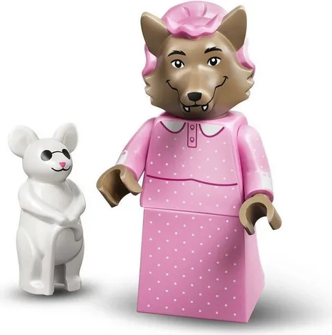 BIG BAD WOLF w/ Blind Mouse LEGO 71053 Minifigures Shrek Ready To Ship in Hand