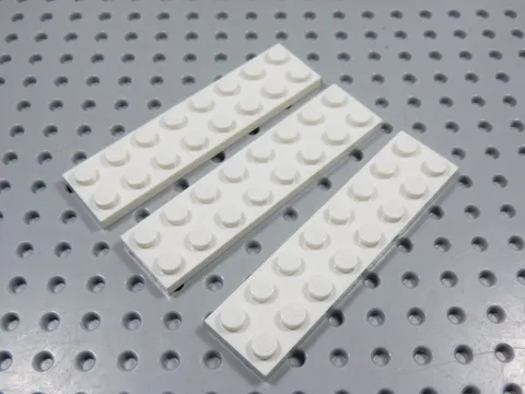 LEGO Lot of 3 White 2x8 Plates BB