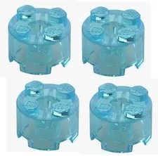 LEGO ® 4x round brick 2x2 trans light blue light blue 39223 6514282 new spare part
