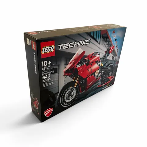 LEGO Technic 42107 Ducati Panigale V4 R Motorcycle New Sealed Retired 646pc