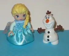 Lego Duplo Figures ~ Disney's Frozen ELSA  &  OLAF
