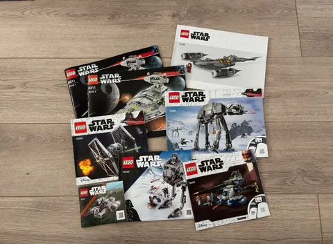 Lego Star Wars Instructions Lot of 8 Instruction Manuals, NO Bricks