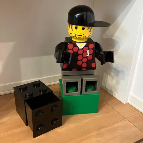 Lego Jumbo Fig Soccer Goalkeeper Japanese Store Display Figure [Not Sold]
