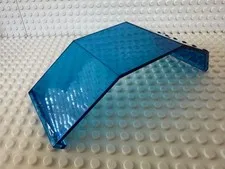 LEGO 10x6x11 Panel 2408 Trans-Dark Blue
