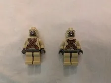 Lot of 2 - LEGO Star Wars Tusken Raider Minifigure sw0052 7113 Episode 2 Retired