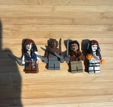 LEGO Pirates of the Caribbean Minifigure Lot 4 Jack Sparrow MINT