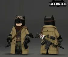 LEGO Dc Superheroes Nightmare Batman Begins custom minifigure by Life Brick