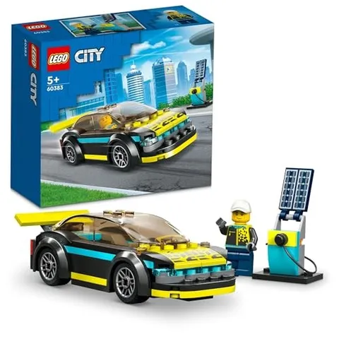 LEGO City Electric Sports Car 60383 Toy Block Present Racing Car City Building B