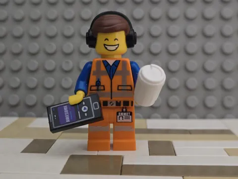 LEGO Awesome Remix Emmet Minifigure - 71023 Collectible Movie CMF