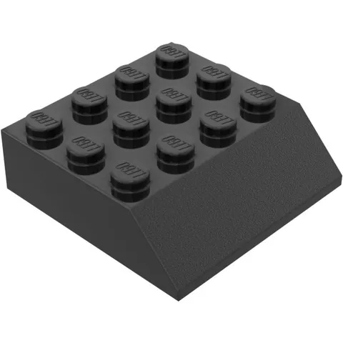 LEGO 3x Black Slope 45 4 x 4 inv.630
