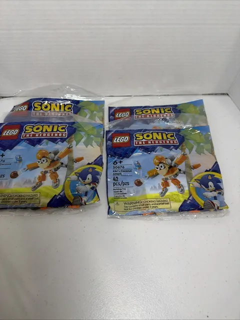 LOT OF 4 LEGO Sonic Kiki's Coconut Attack 30676