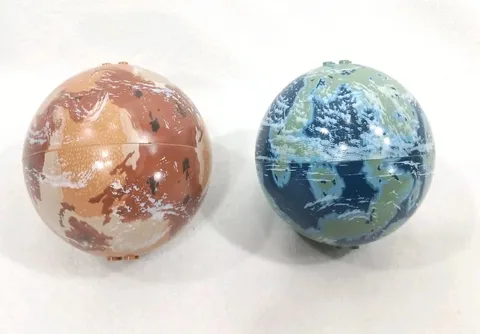Lego Star Wars Planets Pieces Lot x 2 Balls Globes Assorted Lot Loose