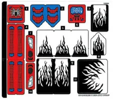 LEGO STICKER SHEET 76151 VENOMOSAURUS AMBUSH New from set 76151stk01