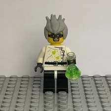 LEGO CMF Series 4 Crazy Scientist Minifigure col064 8804 Complete Genuine