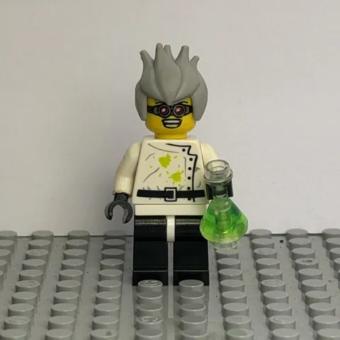 LEGO CMF Series 4 Crazy Scientist Minifigure col064 8804 Complete Genuine