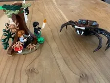 LEGO Harry Potter: Aragog's Lair (Set 75950) Used, missing 1 piece.