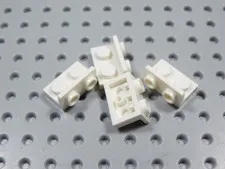 LEGO Lot of 4 White 1x2-1x2 Inverted Brackets BP
