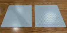 LEGO 4186 Baseplate Light Bluish Gray 48 Studs Vintage 15x15 inches Genuine