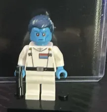 LEGO Star Wars Grand Admiral Thrawn Minifigure Plastic Age 5+ Movies