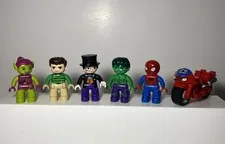 Lego Duplo Figures Marvel DC Superheroes Villains Lot Spider-Man Hulk