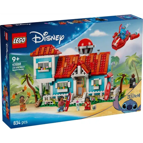 43268 LILO & STITCH BEACH HOUSE lego legos set disney Nani David Mr. Bubbles NEW