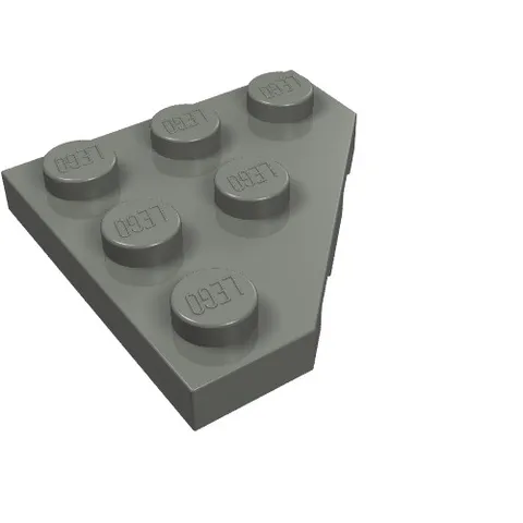 LEGO® Part 2450 - Wedge, Plate 3 x 3 Cut Corner