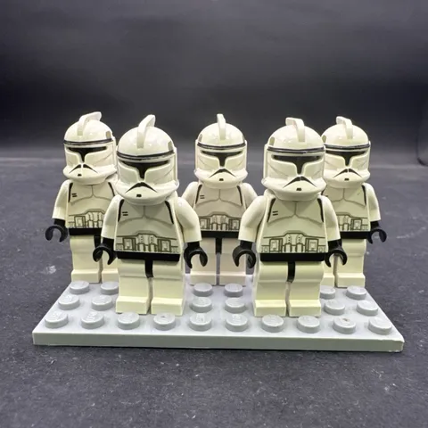 LEGO Star Wars Phase 1 Clone Trooper SW0058 Lot Of 5 A H3B3