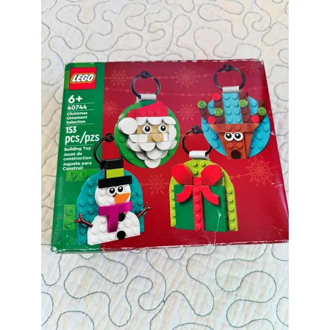 LEGO Christmas Ornament Selection 40744 Building Toy 153 Pcs Santa Reindeer New