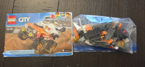 LEGO CITY STUNT TRUCK 60146 100% COMPLETE