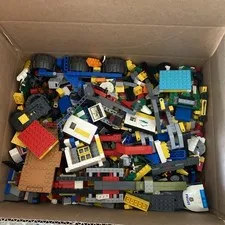 🔥Lego Mixed Lot Of Bricks, Parts, Pieces, Wheels, Windows Over 10 Lbs🔥