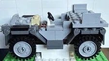 AS IS Jeep Unit Only from LEGO 7622 Indiana Jones Race for the Stolen Treasure
