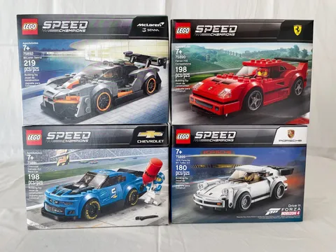 LEGO Speed Champs Lot Ferrari 75890 McLaren 75892 Camaro 75891 Porsche 75895 NEW