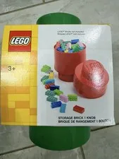 LEGO Storage Products:  1-knob Green NEW With Package