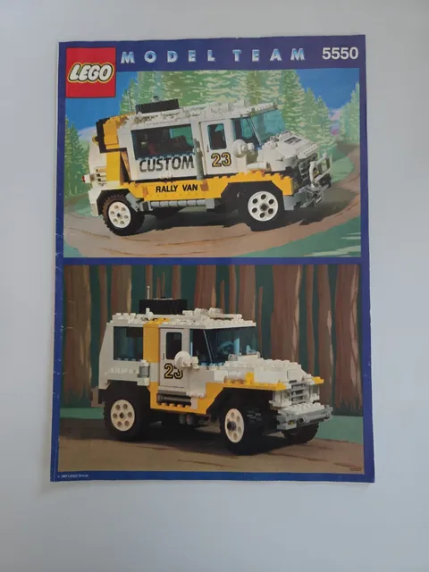 LEGO Model Team: Custom Rally Van (5550) Assembly Manual Only