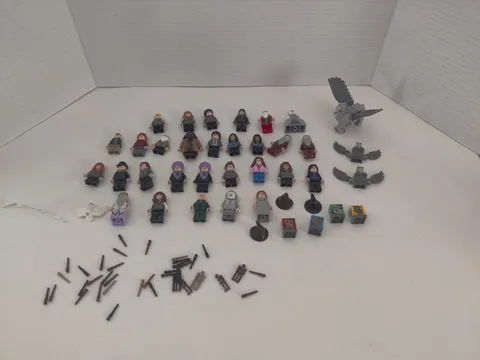 LEGO Harry Potter Minifigure Lot Of 31 + Extras Wands Hippogriff Glow In Dark