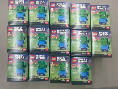 LEGO Minecraft Zombie BRICKHEADZ 40626 NEW Lot Of 14 Free Shipping