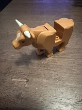 LEGO Cow Body with Light Nougat Muzzle and White Spot on Head Pattern