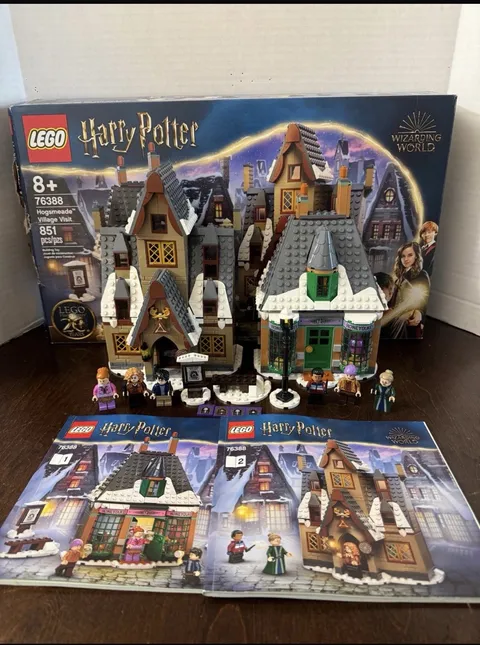 LEGO Harry Potter Hogsmeade Village Visit 76388 Complete Set Missing Ron Weasley