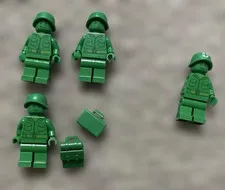 LEGO Minifigure Green Green Army Man Lot Set Bulk Sale