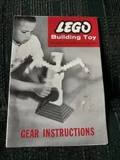 LEGO Gear Instructions Vtg Toy Insert Sheet Manual Samsonite Corporation 60s USA