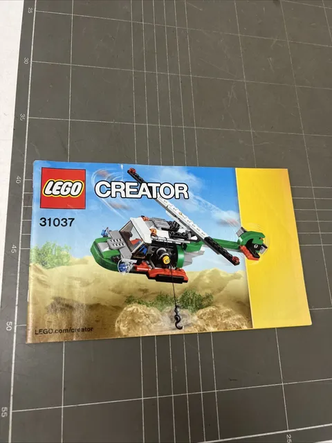 VINTAGE TOY LEGO MANUAL INSTRUCTIONS BOOKLET ART CREATOR 31037