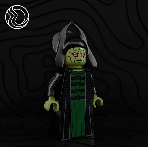 LEGO Star Wars OBT Bricks Rune Haako Custom Minifigure